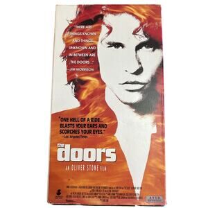 The Doors an Oliver Stone Film VHS 1991 Val Kilmer AVID home Entertainment movie